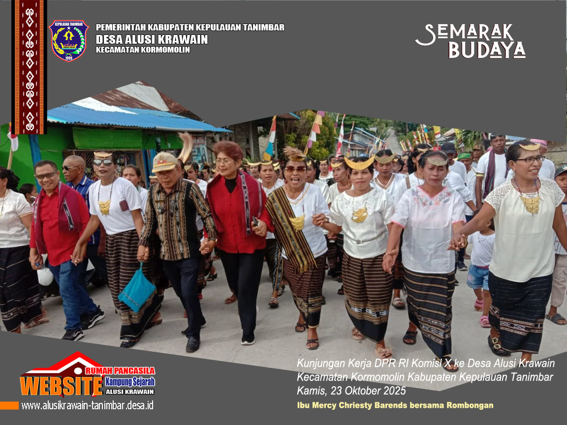 Berita Gambar Kunjungan Anggota DPR RI Komisi X ke Desa Alusi Krawain