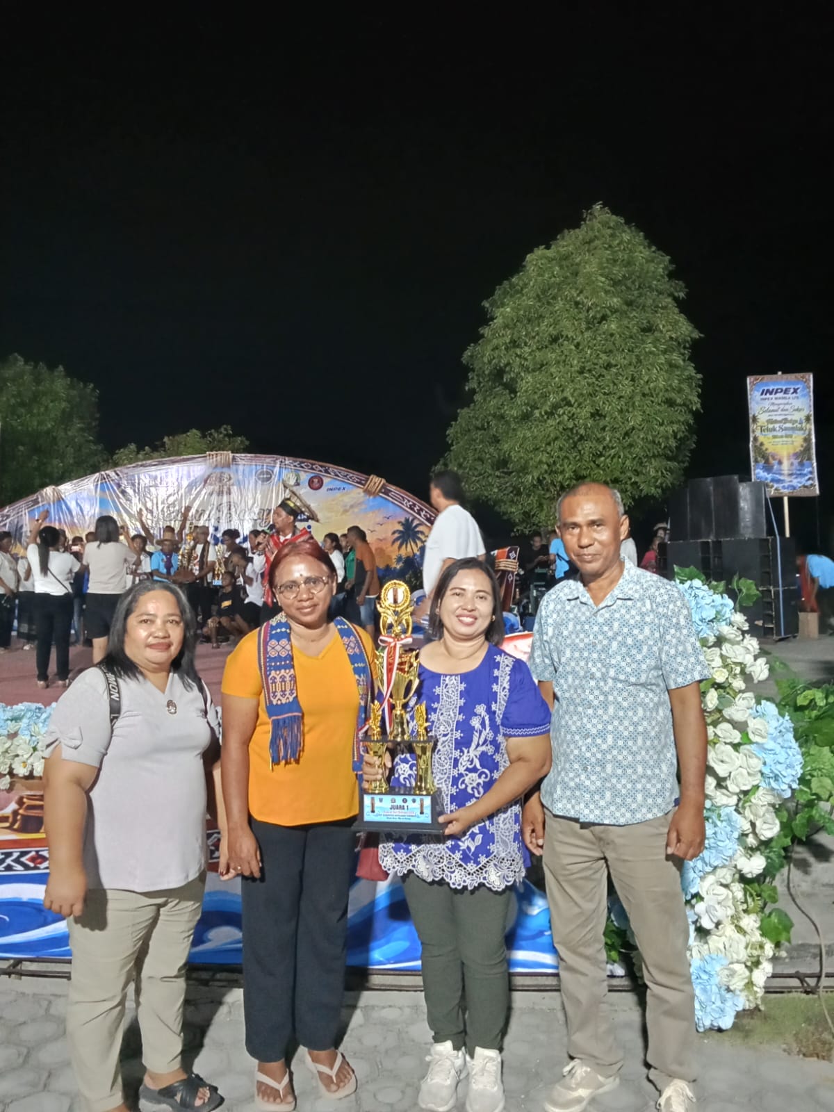 Kecamatan Kormomolin Rahi Juara 1 Tarian Dodobul Pada Festival Teluk Saumlaki
